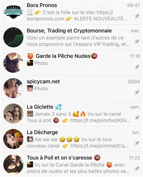 groupe télégramme nude|Telegram NUDES ️ Les 55 Meilleurs Groupes Porno & Sexe 2024